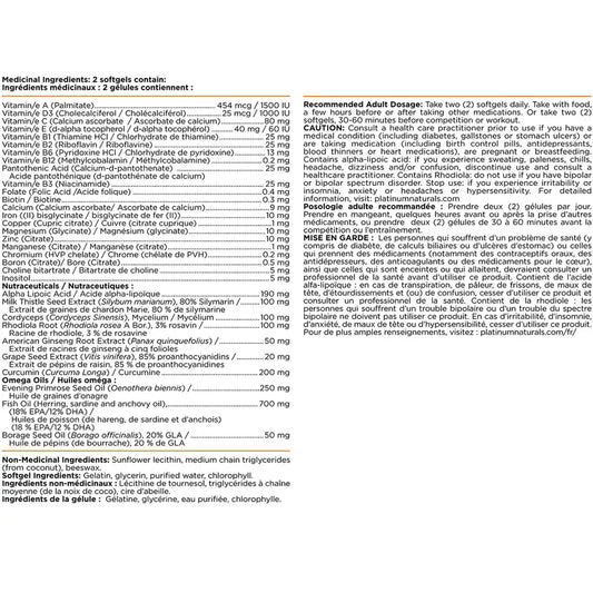 Platinum Naturals Activ-X for Women 120 Softgels