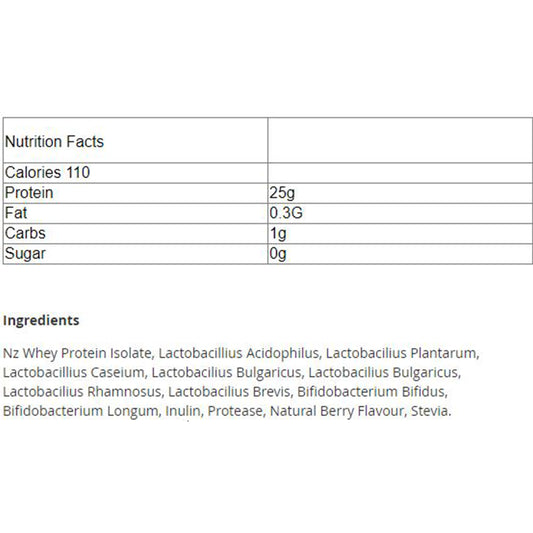 Schinoussa Probiotic Whey Isolate Banana Berry 910g